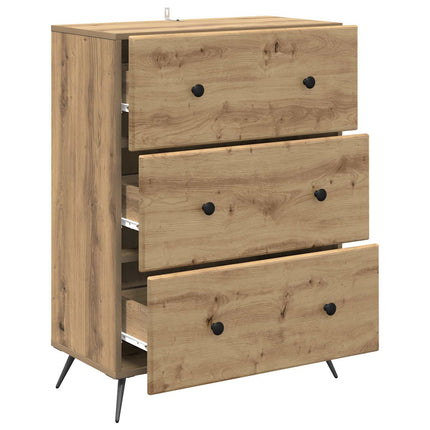 Lådans skåp Artisan-ek 66 x 34,5 x 90 cm Konstruerat trä