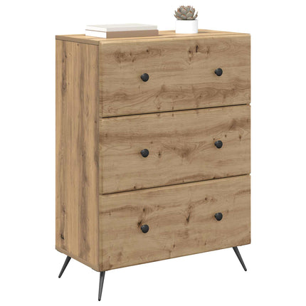 Lådans skåp Artisan-ek 66 x 34,5 x 90 cm Konstruerat trä