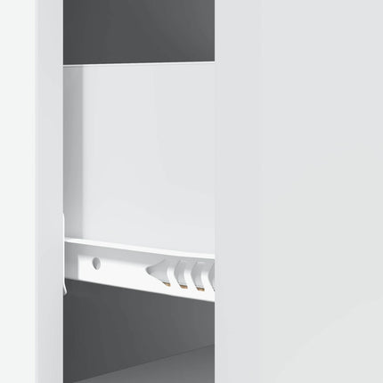 Lådans skåp Vit 33 x 34,5 x 90 cm Konstruerat trä