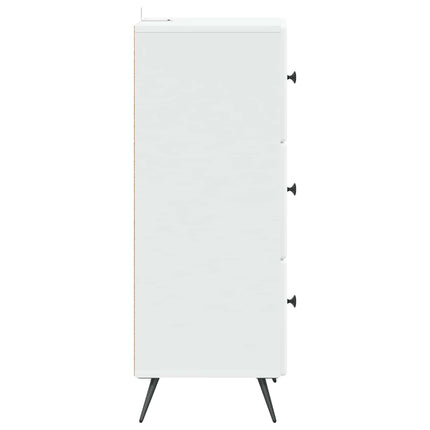 Lådans skåp Vit 33 x 34,5 x 90 cm Konstruerat trä