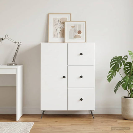 Sideboard Vit 66 x 34,5 x 90 cm Konstruerat trä