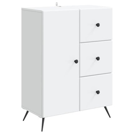 Sideboard Vit 66 x 34,5 x 90 cm Konstruerat trä