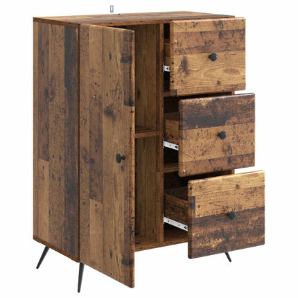 Sideboard Gammalt trä 66 x 34,5 x 90 cm Konstruerat trä