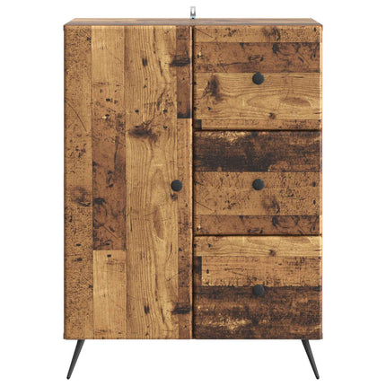 Sideboard Gammalt trä 66 x 34,5 x 90 cm Konstruerat trä