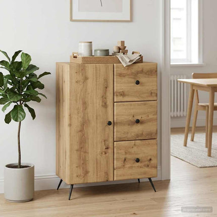 Sideboard Artisan-ek 66 x 34,5 x 90 cm Konstruerat trä