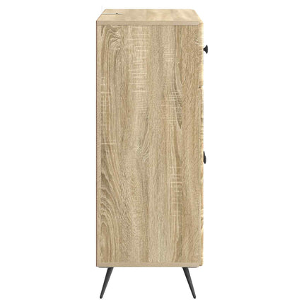 Sideboard med låda Sonoma-ek 66 x 34,5 x 90 cm Konstruerat trä
