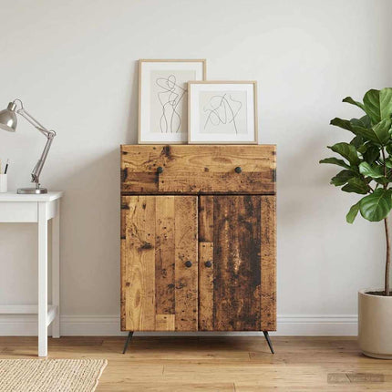 Sideboard Gammalt trä 66 x 34,5 x 90 cm Konstruerat trä