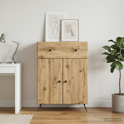 Sideboard Artisan-ek 66 x 34,5 x 90 cm Konstruerat trä