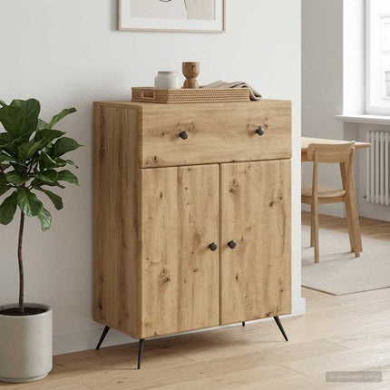 Sideboard Artisan-ek 66 x 34,5 x 90 cm Konstruerat trä