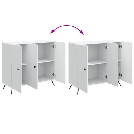 Sideboard Vit 89 x 34,5 x 80 cm Konstruerat trä