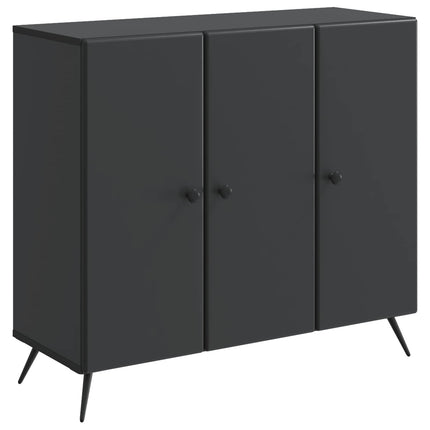 Sideboard Svart 89 x 34,5 x 80 cm Konstruerat trä