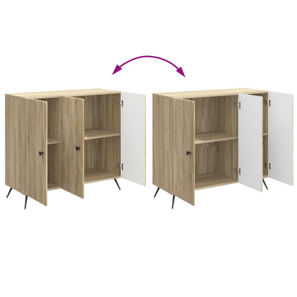 Sideboard Sonoma-ek 89 x 34,5 x 80 cm Konstruerat trä