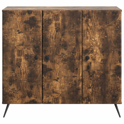 Sideboard Rökt ek 89 x 34,5 x 80 cm Konstruerat trä