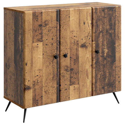 Sideboard Gammalt trä 89 x 34,5 x 80 cm Konstruerat trä