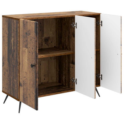 Sideboard Gammalt trä 89 x 34,5 x 80 cm Konstruerat trä