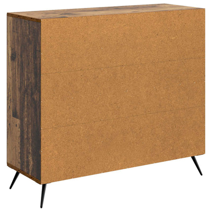 Sideboard Gammalt trä 89 x 34,5 x 80 cm Konstruerat trä