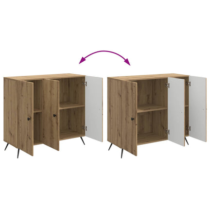 Sideboard Artisan-ek 89 x 34,5 x 80 cm Konstruerat trä