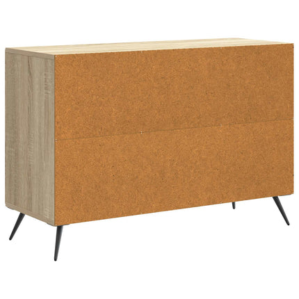 Sideboard med låda Sonoma-ek 89 x 34,5 x 60 cm Konstruerat trä