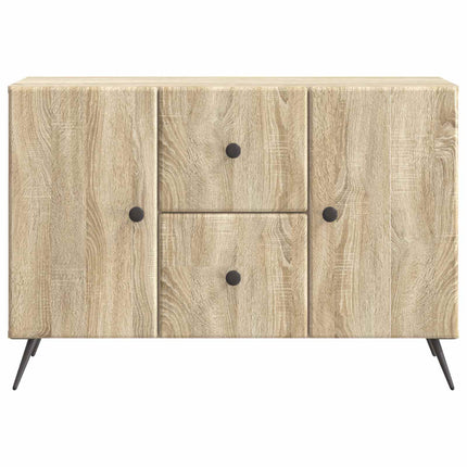 Sideboard med låda Sonoma-ek 89 x 34,5 x 60 cm Konstruerat trä