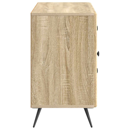 Sideboard med låda Sonoma-ek 89 x 34,5 x 60 cm Konstruerat trä