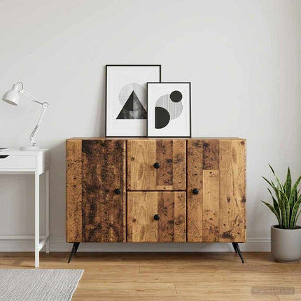 Sideboard Gammalt trä 89 x 34,5 x 60 cm Konstruerat trä