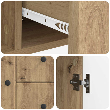 Sideboard Artisan-ek 89 x 34,5 x 60 cm Konstruerat trä