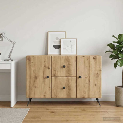 Sideboard Artisan-ek 89 x 34,5 x 60 cm Konstruerat trä