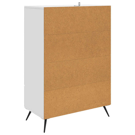 Sideboard Vit 66 x 34,5 x 95 cm Konstruerat trä