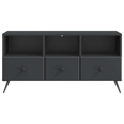 TV-skåp med låda Svart 102 x 34,5 x 50 cm Konstruerat trä