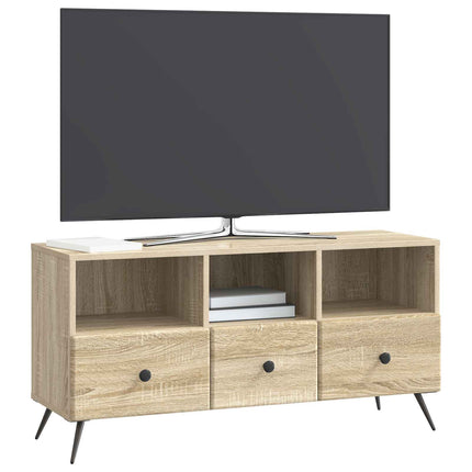 TV-skåp med låda Sonoma-ek 102 x 34,5 x 50 cm Konstruerat trä
