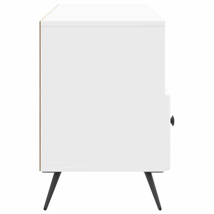 TV-skåp Vit högglans 102 x 34,5 x 50 cm Konstruerat trä