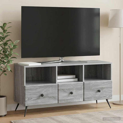 TV-skåp Grå sonoma-ek 102 x 34,5 x 50 cm Konstruerat trä