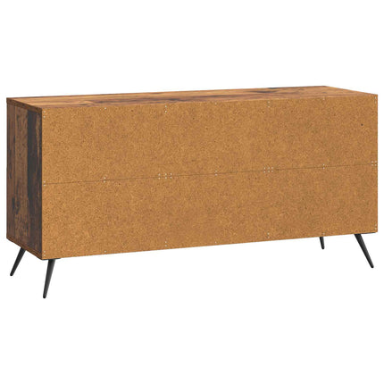 TV-skåp med låda Gammalt trä 102 x 34,5 x 50 cm Konstruerat trä