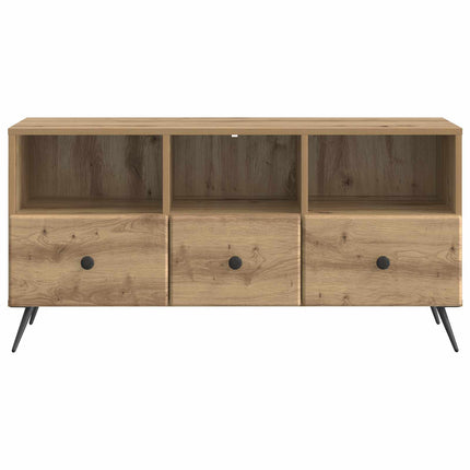 TV-skåp med låda Artisan-ek 102 x 34,5 x 50 cm Konstruerat trä