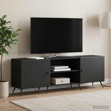 TV-skåp Svart 150 x 31 x 50 cm Konstruerat trä