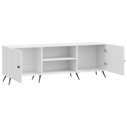 TV-skåp Vit högglans 150 x 31 x 50 cm Konstruerat trä