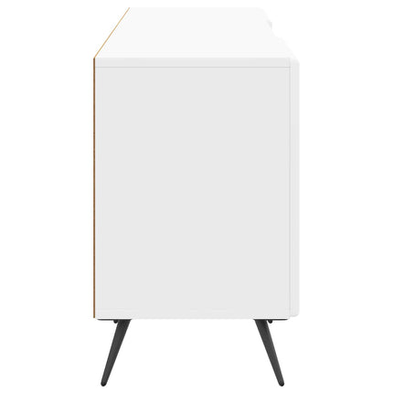 TV-skåp Vit högglans 150 x 31 x 50 cm Konstruerat trä