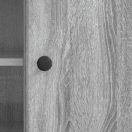 TV-skåp 150 x 31 x 50 cm Grå sonoma-ek Konstruerat trä