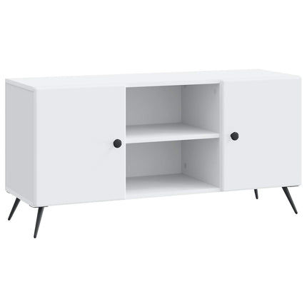 TV-skåp Vit 102 x 34,5 x 50 cm Konstruerat trä