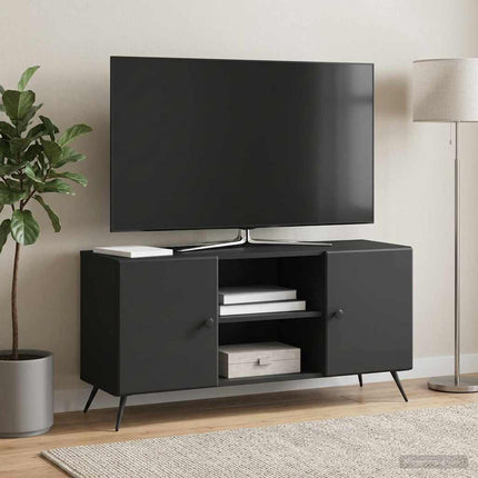 TV-skåp Svart 102 x 34,5 x 50 cm Konstruerat trä