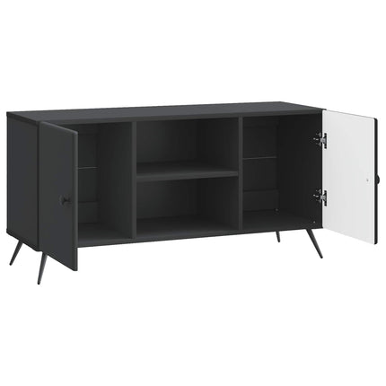 TV-skåp Svart 102 x 34,5 x 50 cm Konstruerat trä