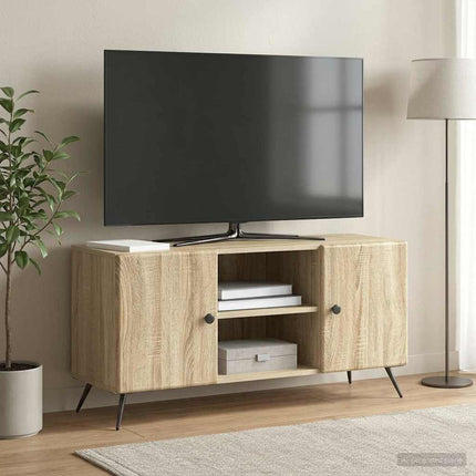 TV-skåp Sonoma-ek 102 x 34,5 x 50 cm Konstruerat trä