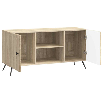TV-skåp Sonoma-ek 102 x 34,5 x 50 cm Konstruerat trä