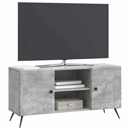 TV-skåp Betonggrå 102 x 34,5 x 50 cm Konstruerat trä