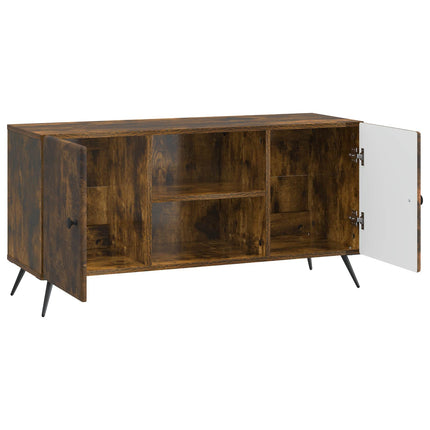 TV-skåp Rökt ek 102 x 34,5 x 50 cm Konstruerat trä