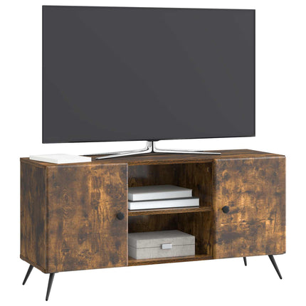TV-skåp Rökt ek 102 x 34,5 x 50 cm Konstruerat trä