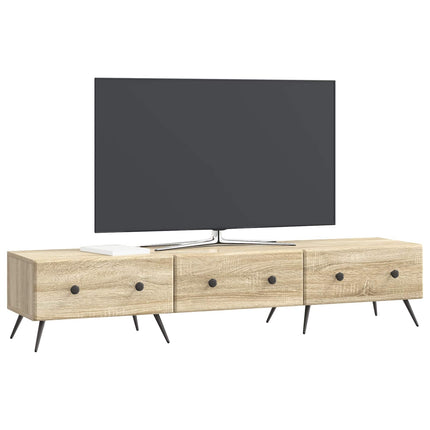 TV-skåp med låda Sonoma-ek 147 x 34,5 x 30 cm Konstruerat trä