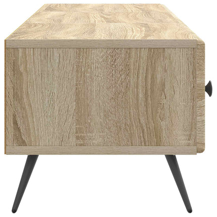 TV-skåp med låda Sonoma-ek 147 x 34,5 x 30 cm Konstruerat trä