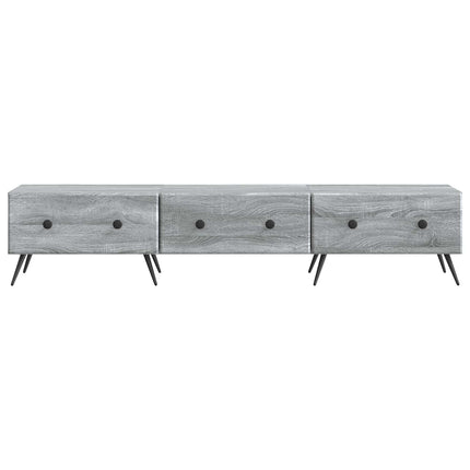 TV-skåp Grå sonoma-ek 147 x 34,5 x 30 cm Konstruerat trä