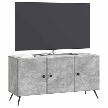TV-skåp Betonggrå 99 x 34,5 x 50 cm Konstruerat trä